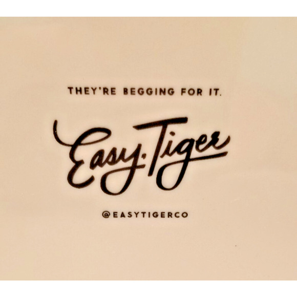 "Hungry Hungry Doggo" Dog Treat Cookie Jar Easy Tiger Co. 8" x 6" Air Tight Lid - Picture 5 of 8